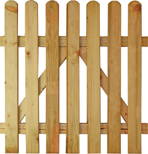 Showood Wooden Fence Gate in Beige Color 1.0x1.0m