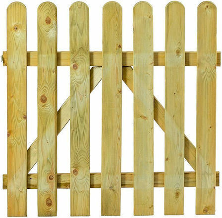 Showood Wooden Fence Gate in Beige Color 1.0x1.0m