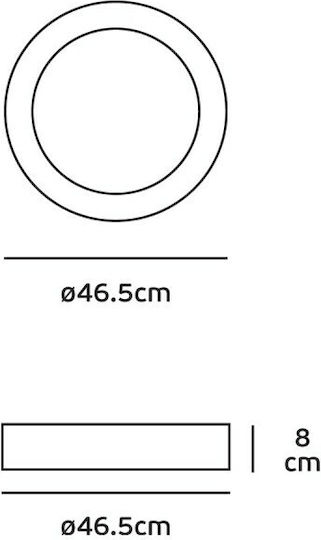 VK Lighting Πλαφονιέρα 46εκ. LED VK Lighting Πλαφονιέρα 46εκ. LED