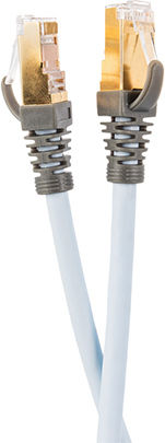 Supra S/FTP Cat.8 (40Gbps) Καλώδιο Δικτύου Ethernet 0.5m Λευκό