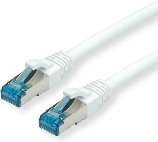 Value S/FTP Cat.6a Ethernet Network Cable 2m White 1pcs