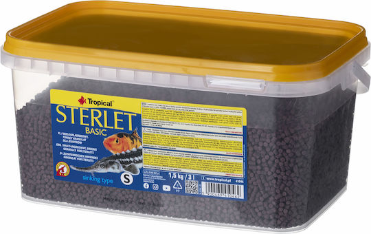 Tropical Sterlet Basic S Tropical Fish Food Granules 1500gr