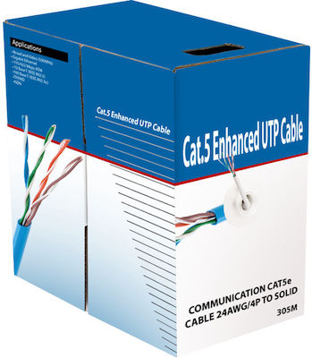 U/UTP Cat.6 Ethernet Cable without Terminals 305m Blue