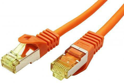 Goobay S/FTP Cat.7 Ethernet Network Cable 7.5m Orange 1pcs