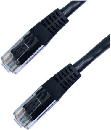 Adeleq U/UTP Cat.5e (Gigabit) Καλώδιο Δικτύου Ethernet 5m Μαύρο