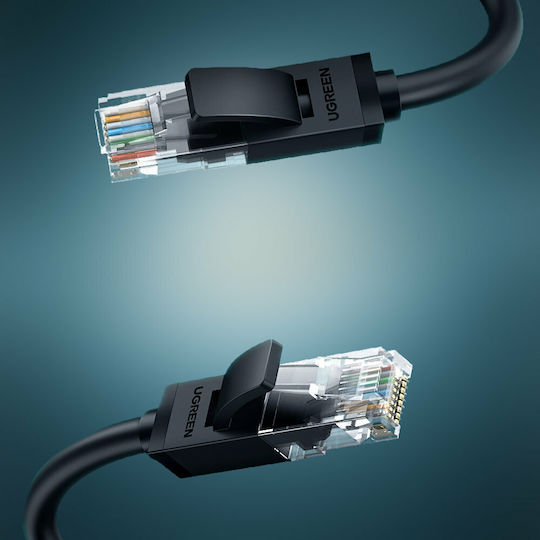 Ugreen Flat U/UTP Cat.6 (Gigabit) Network Cable Ethernet 5m Black