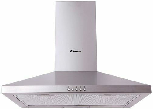 Candy CCE116/1X Απορροφητήρας Καμινάδα 60cm Inox