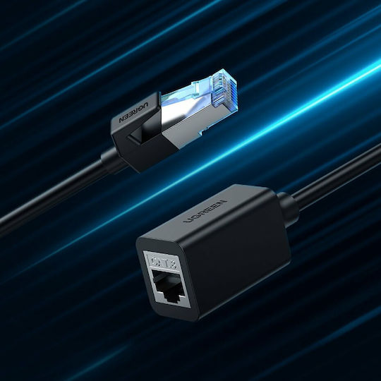 Ugreen S/FTP Cat.8 (40Gbps) Καλώδιο Δικτύου Ethernet 2m Μαύρο