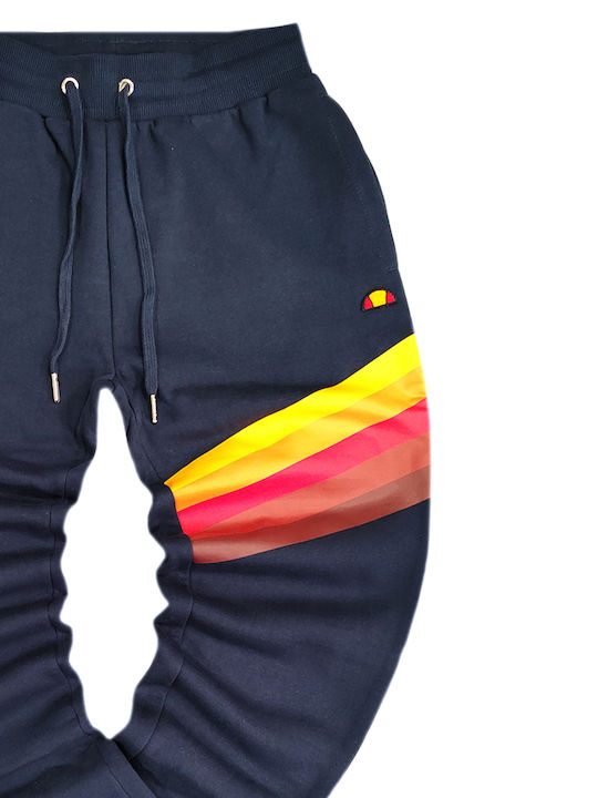 Mahmo Jogginghose mit Gummizug Marineblau