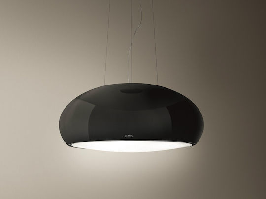 Elica Seashell BL/F/80 Insulă Hotă Recirculare 80cm Negru