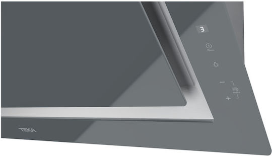 Teka DLV 98660 TOS Απορροφητήρας Καμινάδα Ανακύκλωσης 90cm Stone Grey