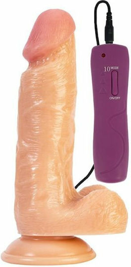 Adrien Lastic Alive Leo Mini Ρεαλιστικός Δονητής με Απομακρυσμένο Έλεγχο 13.5cm Flesh