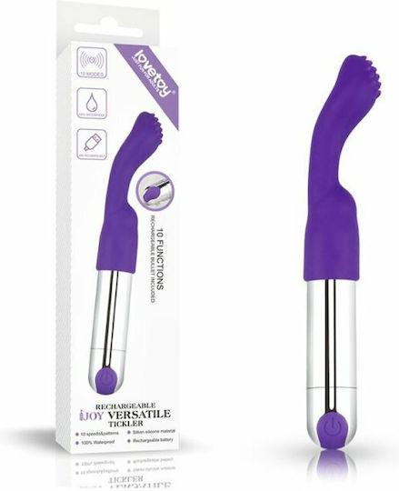 Lovetoy iJoy Versatile Tickler Mini Δονητής G-Spot USB Rechargeable 14.5cm Purple