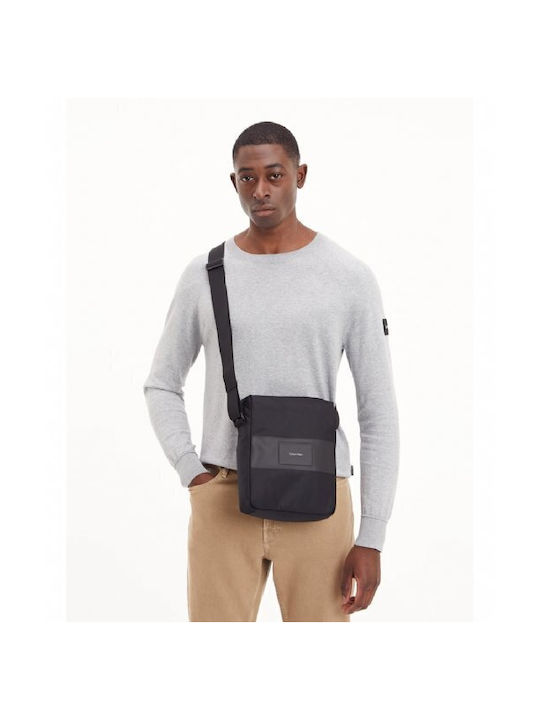 Calvin Klein Must T Reporter Ανδρική Τσάντα Ώμου / Χιαστί σε Μαύρο χρώμα