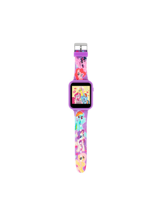 Disney Kids Analog Watch Little Pony with Rubber/Plastic Strap Purple