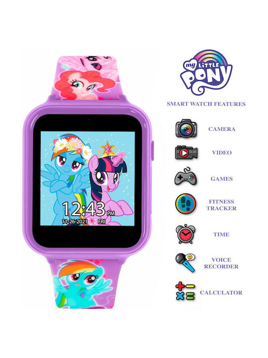 Disney Παιδικό Αναλογικό Ρολόι Little Pony Μωβ