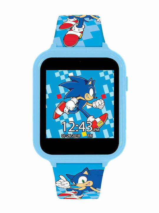 Disney Παιδικό Smartwatch Sonic Hedgehog με Κάμερα Μπλε