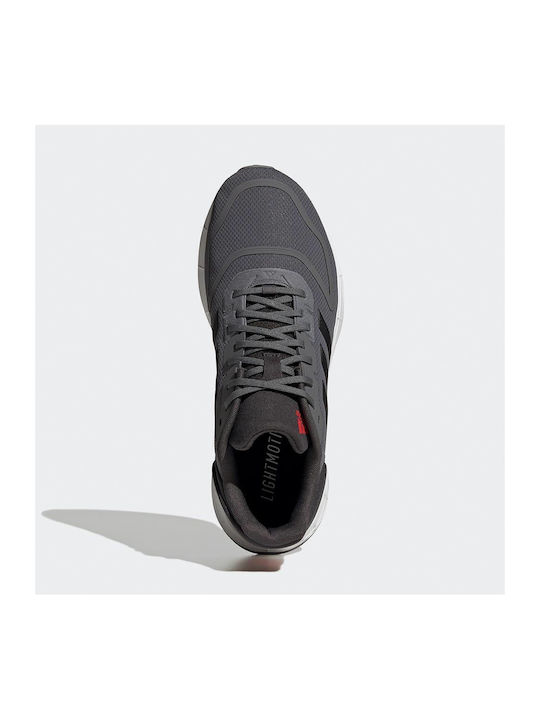 Duramo 10 Sport Shoes Running Grey Five / Core Black / Vivid Red