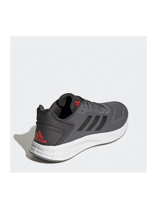 Duramo 10 Sport Shoes Running Grey Five / Core Black / Vivid Red