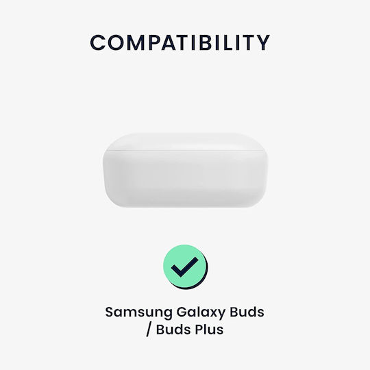 KWmobile Electroplated Калъф с кука Marble / Gold за Samsung Galaxy Buds / Buds+