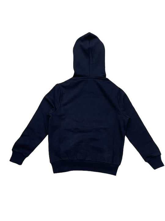 Admiral Kids Sweatshirt with Hood and Pocket Navy Blue