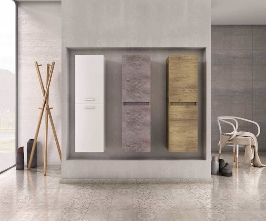 Drop Luxus Στήλη Μπάνιου Τοίχου Μ34xΒ34xΥ118cm Granite