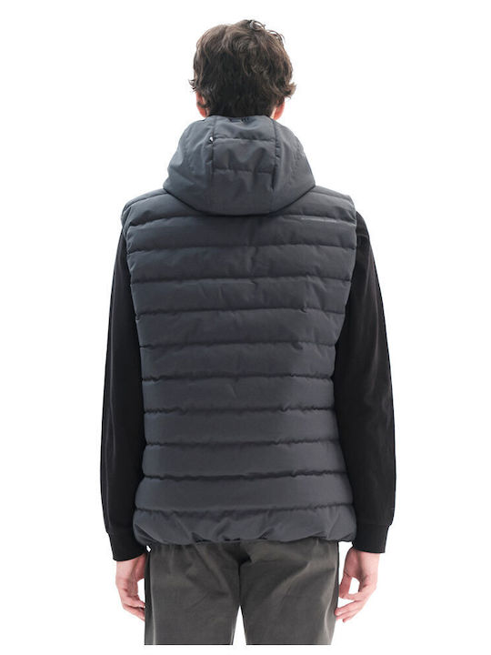 Sleeveless Winter Jacket Puffer Ebony