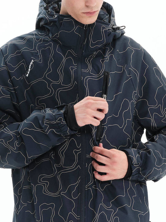 Jachetă de Iarnă Waterproof Albastru Marin