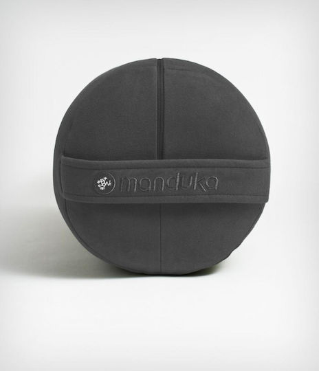 Manduka Enlight Round Bolster Thunder Yoga-Kissen 69x23cm in Gray Farbe