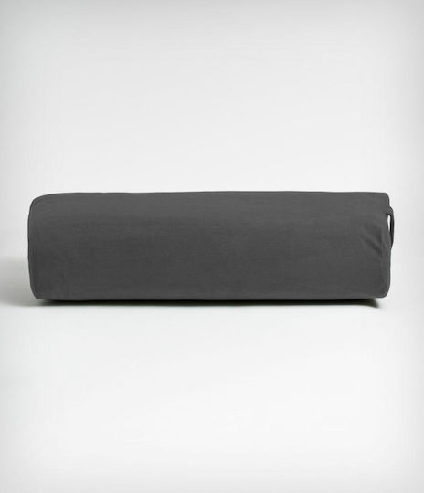 Manduka Enlight Rectangular Bolster Thunder Pernă de yoga 71x30x12cm în culoarea Gri