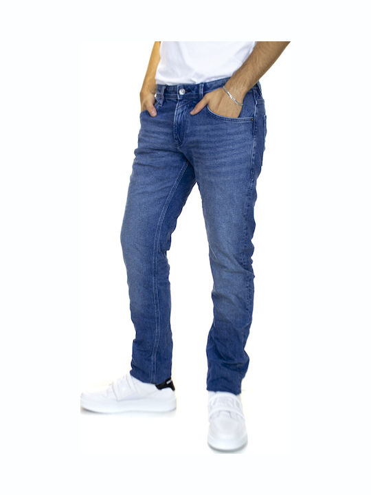 Piers Men's Jeans Pants with Slim Fit Blue