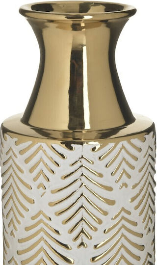 Inart Decorative Vase White 10x10x31cm