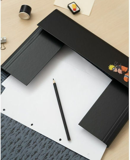 Grupo Erik Folder with Rubber Band and Ears for Paper A4 Multicolour Naruto