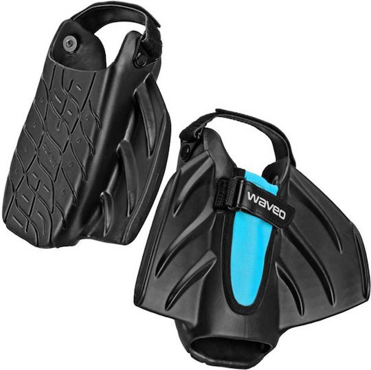 Waveo Waveo Flipper Für Schwimmen Kurz Schwarz-Blau