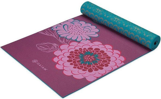 Gaiam Kiku Στρώμα Γυμναστικής Yoga Μωβ (173x61x0.6cm)