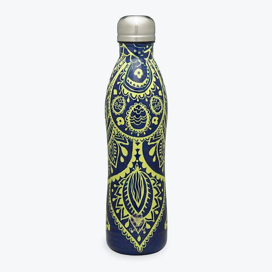 Gaiam Sets Cool Exercise Mat Yoga Grey & 500ml Bottle (173x61x0.4cm)
