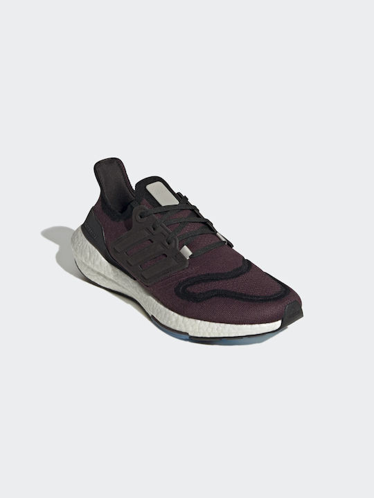 Ultraboost 22 Damen Sportschuhe Laufen Shadow Maroon / Core Black / Metal Grey