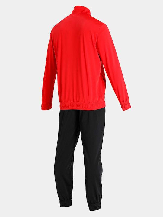 Poly Tracksuit Glossy with Elastic Red / Black