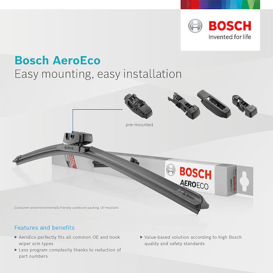 Bosch Eco Flat Ștergător Auto pentru Șofer 350mm pentru BMW X1