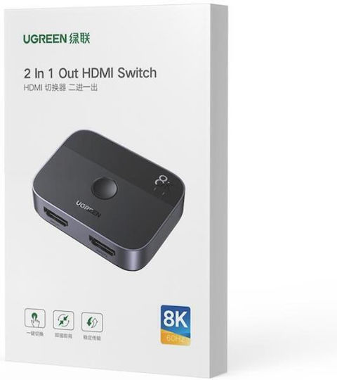 Ugreen CM561 2Port 8K/60Hz HDMI Switch 90385