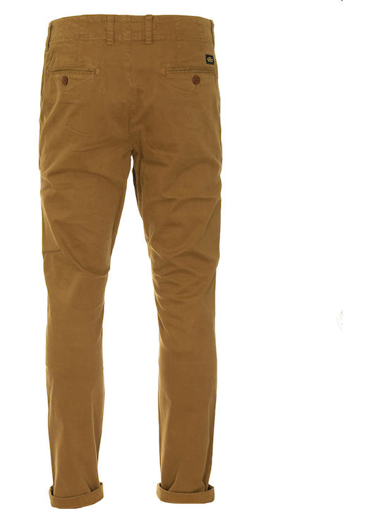 D2 Ovin Officers Pantaloni Bărbați Chino Slim Fit Sand Stone