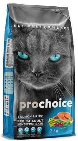 Prochoice Pro 34 Adult Суха Храна за Възрастни Котки с Сьомга 2кг