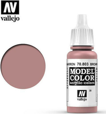 Acrylicos Vallejo Model Color Χρώμα Μοντελισμού Brown Rose 17ml