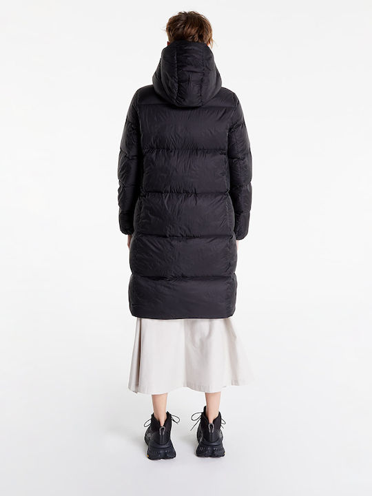 Calvin Klein Μακρύ Γυναικείο Puffer Μπουφάν για Χειμώνα Μαύρο