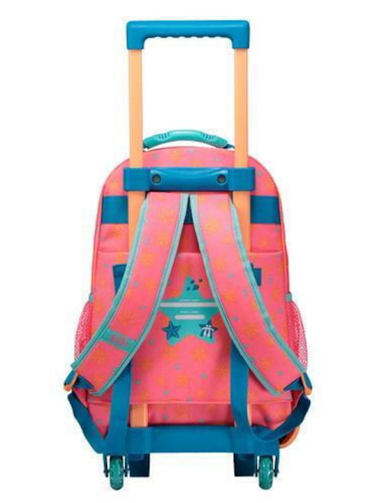 Diakakis Jelly Belly School Bag Trolley Elementary, Elementary Multicolour with Water Bottle Holder 21.06Liters