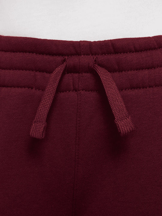 Kids Sweatpants Set Burgundy 2pcs Sportswear