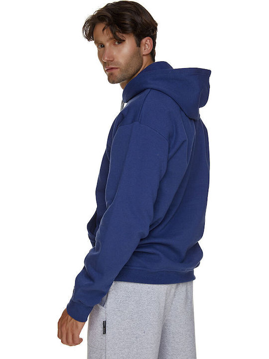 Sweatshirt mit Kapuze Indigo