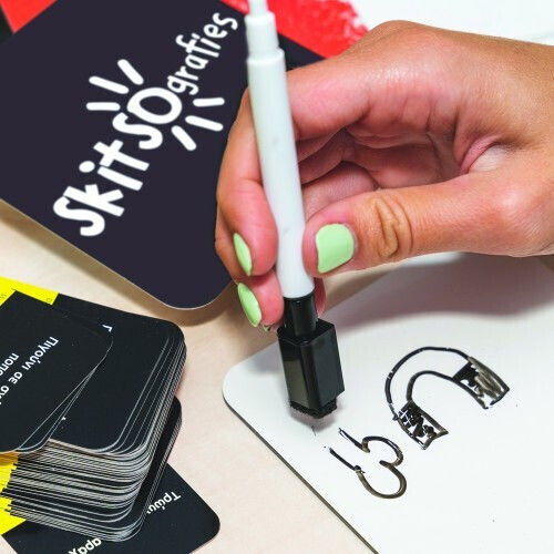 Board Game Skitsografies Ακατάλληλο for 3-6 Players 18+ Years Old AS