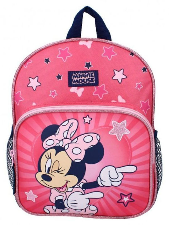 Disney School Bag Backpack Kindergarten in Fuchsia color