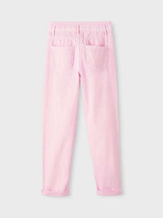 Name It Girls Denim Trouser Pink